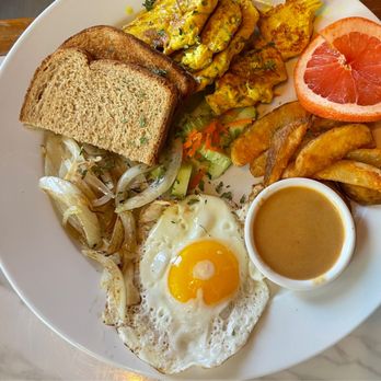 Banana Leaf - chicken satay plate - Breakfast & Brunch Near Me - El Cerrito, California Banana Leaf - chicken satay plate - Breakfast & Brunch Near Me - El Cerrito, California