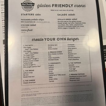 Bad Daddy's Burger Bar - Gluten free burger menu - Bars Near Me - Greenville, South Carolina Bad Daddy's Burger Bar - Gluten free burger menu - Bars Near Me - Greenville, South Carolina