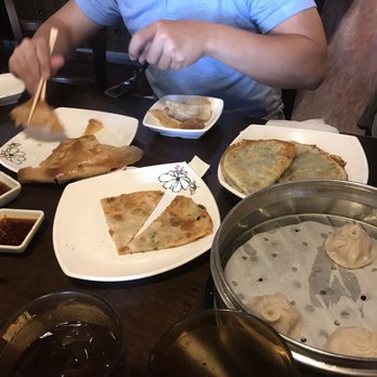 LanZhou Ramen - Soup dumplings, pork dumpling, chive-vermicelli-green onion pancake. - Chinese Near Me - Doraville, Georgia LanZhou Ramen - Soup dumplings, pork dumpling, chive-vermicelli-green onion pancake. - Chinese Near Me - Doraville, Georgia