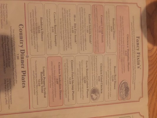 Menu photo 4 Cracker Barrel Old Country Store Greenville, NC Menu photo 4 Cracker Barrel Old Country Store Greenville, NC