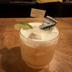 Bar Fiasco - Underberg cocktail: the pineapple balances the herbal bitterness perfectly!