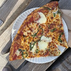 Juniors Pizza - Cheese, cheese, and more cheese.