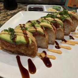 Crispy Rice with spicy tuna Crispy Rice with spicy tuna