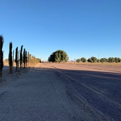 Saint Antony Coptic Orthodox Monastery - Driveway looking out towards the toad