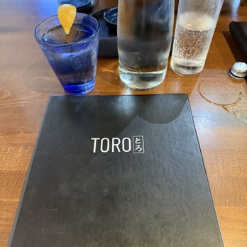 Toro - Water and sparkling water bottle - Sushi Bars Near Me - Carmel, California
