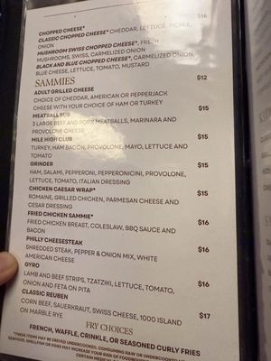 Menu photo 1 Inga's Alpine Tavern Glendale, CO