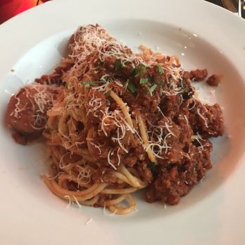 Fabiani's - Spaghetti Bolognese with 2 meatballs - Italian Near Me - Kihei, Hawaii