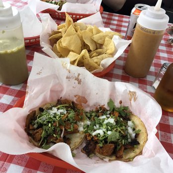 La Esperanza - Tacos al pastor and chips - Mexican Near Me - Paris, Kentucky