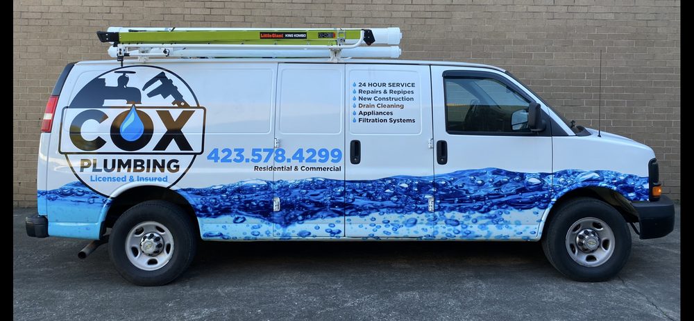 Slide of Cox Plumbing