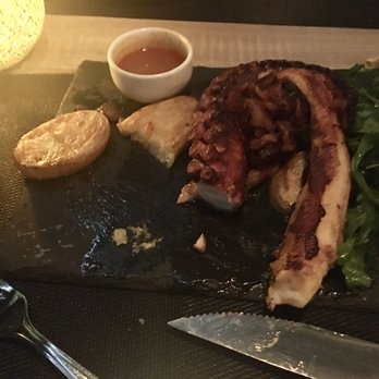 Beeside Balcony - HUGE Grilled Octupus: Double yum! - Mediterranean Near Me - Del Mar, California