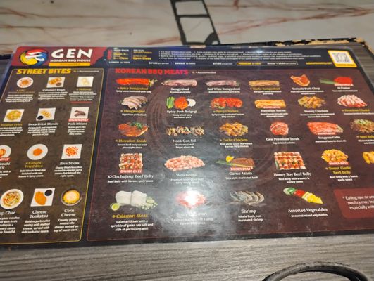 Menu photo 2 Gen Korean BBQ House Alhambra, CA Menu photo 2 Gen Korean BBQ House Alhambra, CA