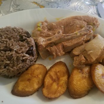 Havana Restaurant - Pork steak fricassee, beans and rice, sweet plantains - Cuban Near Me - Albuquerque, New Mexico