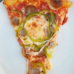 Frankies NY Pizza - A slice of sausage and pepper