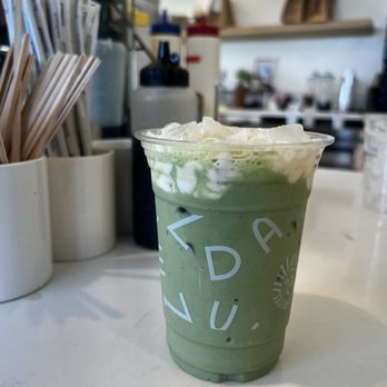 NUDAE Coffee - Iced matcha latte - Coffee & Tea Near Me - Costa Mesa, California NUDAE Coffee - Iced matcha latte - Coffee & Tea Near Me - Costa Mesa, California
