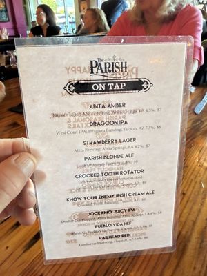 Menu photo 4 The Parish Tucson, AZ Menu photo 4 The Parish Tucson, AZ