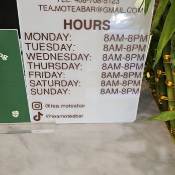 TeaMo - Business Hours - Cafes Near Me - San Jose, California TeaMo - Business Hours - Cafes Near Me - San Jose, California