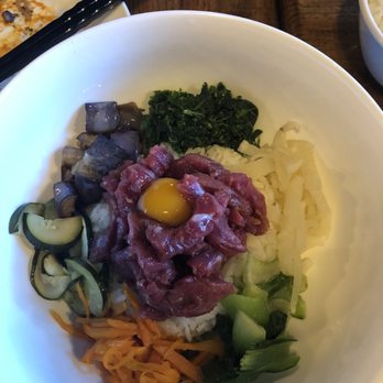 Kosoo Restaurant - Beef Saahimi Bibimbop - OK but not the best bibimbop - Korean Near Me - Vancouver, British Columbia Kosoo Restaurant - Beef Saahimi Bibimbop - OK but not the best bibimbop - Korean Near Me - Vancouver, British Columbia