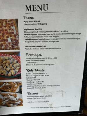 Menu photo 2 Little Mammas Bellefonte, PA Menu photo 2 Little Mammas Bellefonte, PA