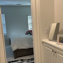 Broken / Separated door frame got repaired/ painted back to original look. Broken / Separated door frame got repaired/ painted back to original look.