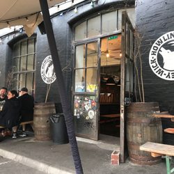Howling Hops - Outdoor seating area off White Post Lane.