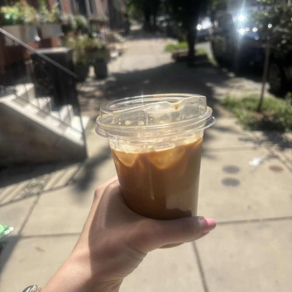 Good Karma Cafe - Salted Caramel latte - Coffee & Tea Near Me - Philadelphia, Pennsylvania