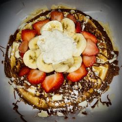 Mango y Chamoy - Strawberry Banana Nutella Waffle