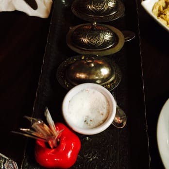 Cafe Turko - Different sauces and spices on the table - Halal Near Me - Seattle, Washington