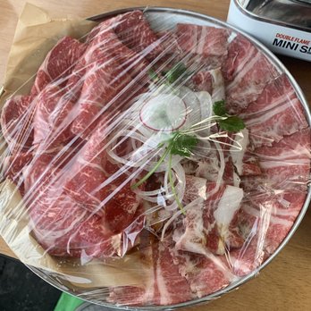 KOKUMI - Wagyu toro and steak cut (lean). Large portion - Hot Pot Near Me - Arcadia, California