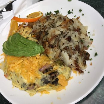 Plums Cafe - Mom's custom omelete - Breakfast & Brunch Near Me - Costa Mesa, California