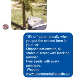 Blue Mountain Seed - Happy customers