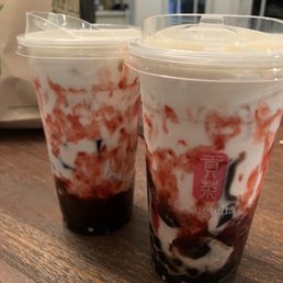 two cups of iced coffee two cups of iced coffee