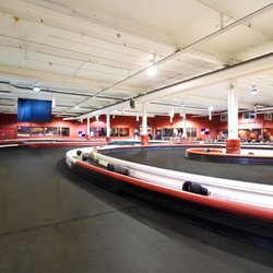 K1 Speed Redmond - The indoor go kart track at K1 Speed Seattle featuring the safest barriers in the industry.
