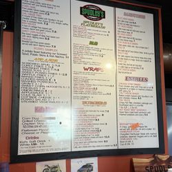 Spudley's Family Restaurant - Menu!