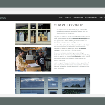 Lissie Rydz Design - Web design project for Bug Press in Arcata. bugpress.com - Web Design Near Me Lissie Rydz Design - Web design project for Bug Press in Arcata. bugpress.com - Web Design Near Me