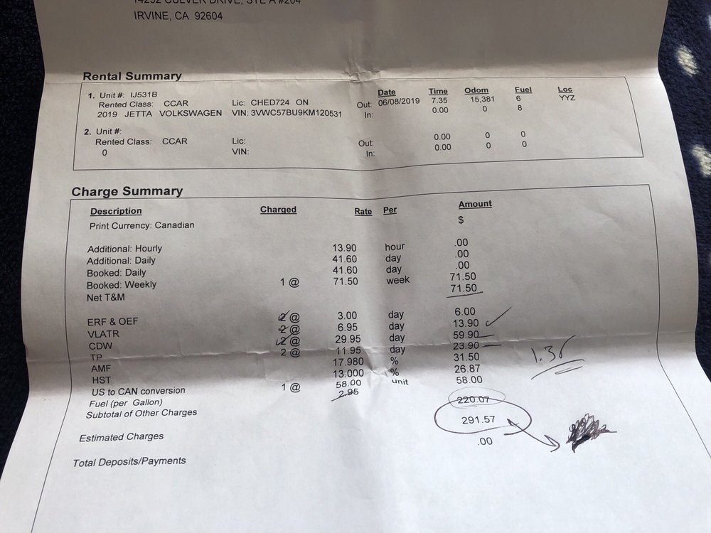 FOX RENT A CAR 36 Reviews 6465 Airport Rd, Mississauga, Ontario