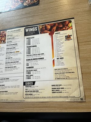 Menu photo 2 Buffalo Wild Wings Spartanburg, SC