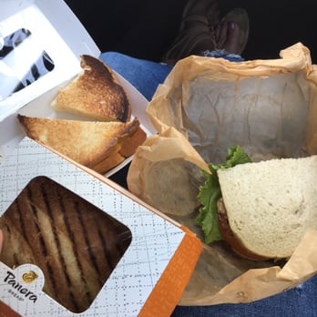 Panera Bread - Half sandwiches, a soup and a two drinks for $28? Not worth it. - Soup Near Me - Killeen, Texas