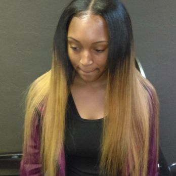 Willingly Beautiful Salon - Full Sew In Weave Middle Part Silk Press Bone Straight by Will (786)303-8945 - Hair Extensions Near Me - Pembroke Pines, Florida Willingly Beautiful Salon - Full Sew In Weave Middle Part Silk Press Bone Straight by Will (786)303-8945 - Hair Extensions Near Me - Pembroke Pines, Florida