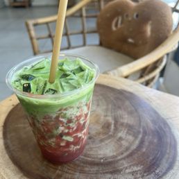 Strawberry matcha Strawberry matcha