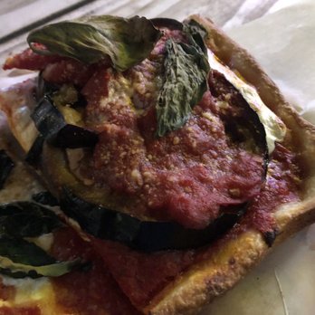 Carnegie Pizza - Eggplant Square Pizza Pie - Pizza Near Me - New York, New York