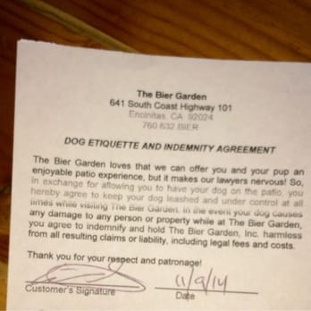 Biergarden Encinitas - A waiver. - New American Near Me - Encinitas, California Biergarden Encinitas - A waiver. - New American Near Me - Encinitas, California