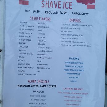 Aloha Platez & Shave Ice - Soft opening menu - Pizza Near Me - Gardena, California Aloha Platez & Shave Ice - Soft opening menu - Pizza Near Me - Gardena, California