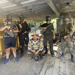 Paintball Explosion - Our group with Pila the ref in the middle!