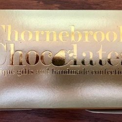 Thornebrook Chocolates - The one-pound gift box unopened.