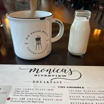 Monica’s Riverview - Toasty Coffee and cream - Breakfast & Brunch Near Me - Antioch, California Monica’s Riverview - Toasty Coffee and cream - Breakfast & Brunch Near Me - Antioch, California