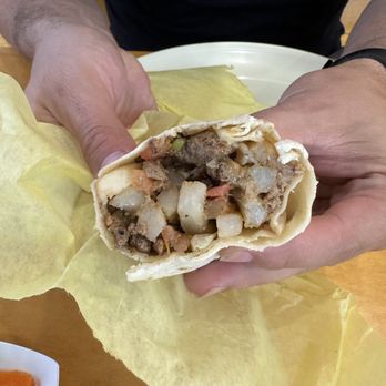 Los Balito's Taco Shop - Cali burrito. Recommend adding a side of - Tacos Near Me - San Antonio, Texas