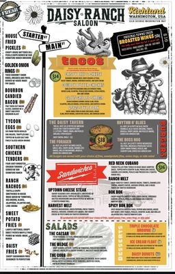 Menu photo 2 Daisy Ranch Saloon Richland, WA