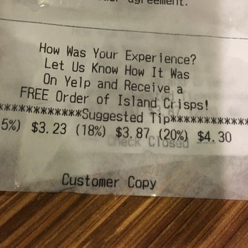 Jimmy Hula's - Look everyone!! Noticed at the last second. - Seafood Near Me - Winter Park, Florida