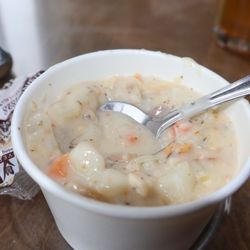 Pier Place - Clam chowder