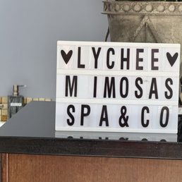 Highly recommend trying the lychee mimosas!! Highly recommend trying the lychee mimosas!!